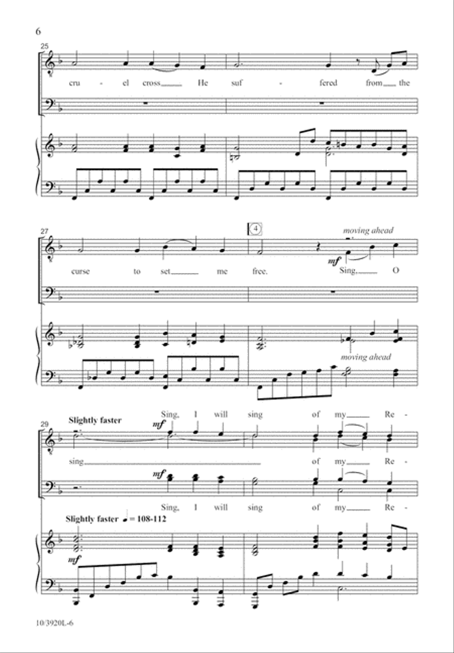 He Keeps Me Singing TTBB scores gallery preview page 7