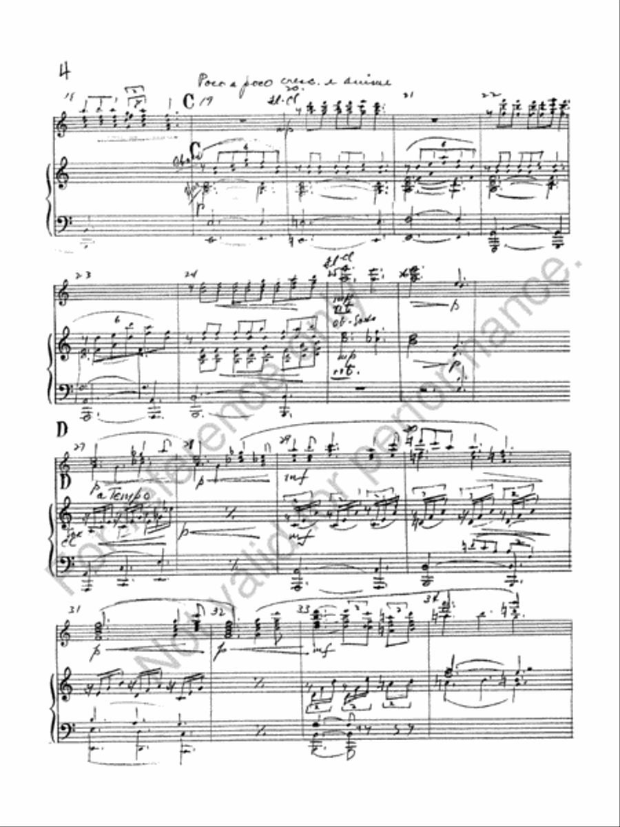 Claire de Lune Claire de Lune Concert Band scores gallery preview page 5