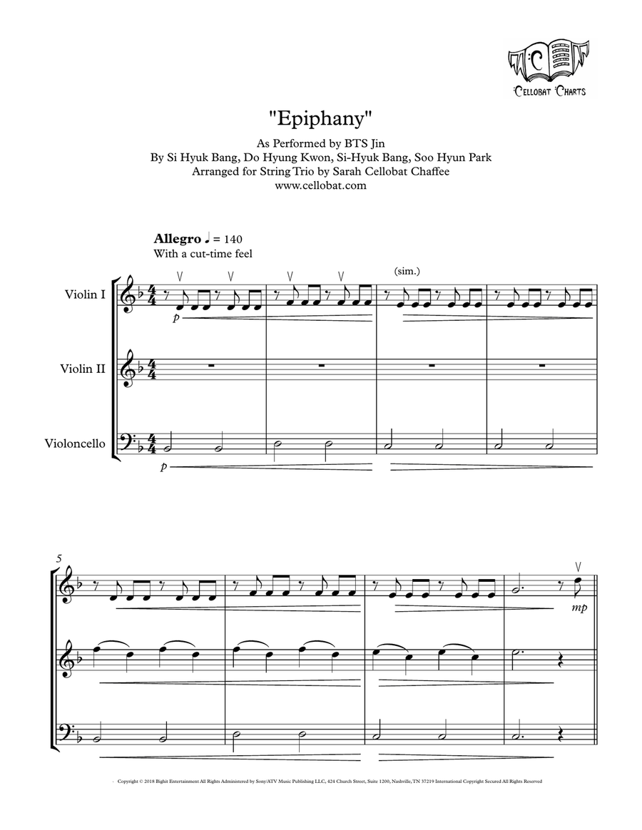 Epiphany String Trio scores gallery preview page 1