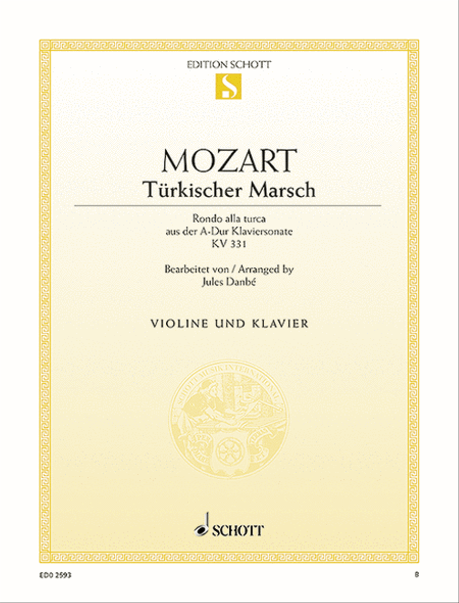 Rondo Alla Turca Vn/pf Violin Solo scores gallery preview page 1