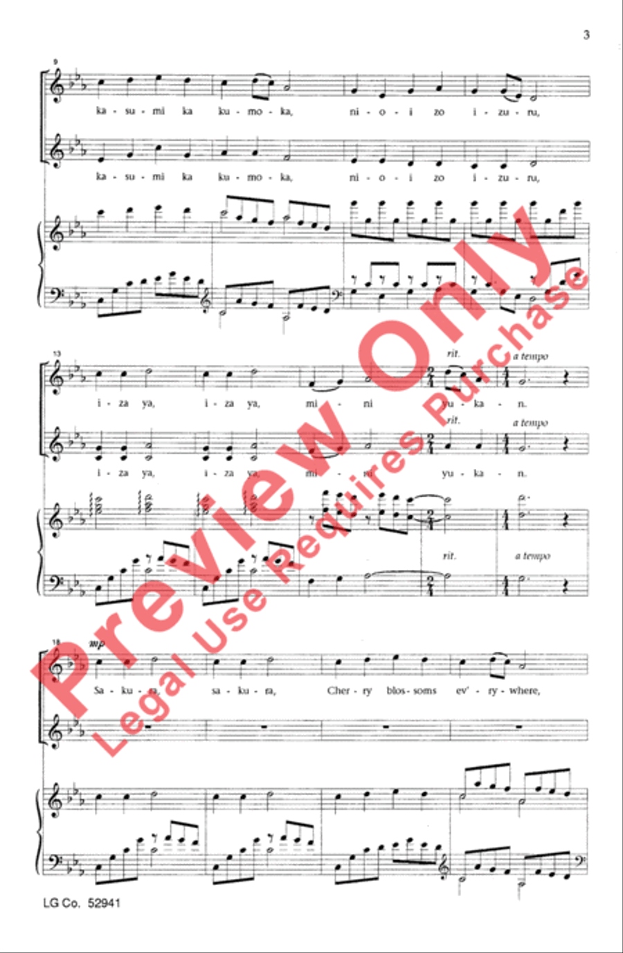 Sakura 2-Part scores gallery preview page 3