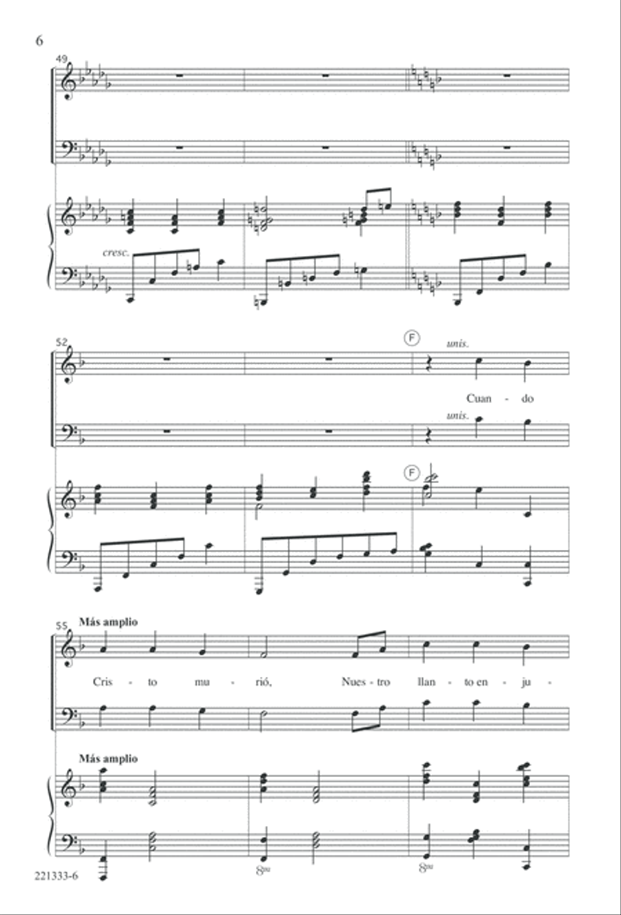 Siervos de Jesus 4-Part scores gallery preview page 10