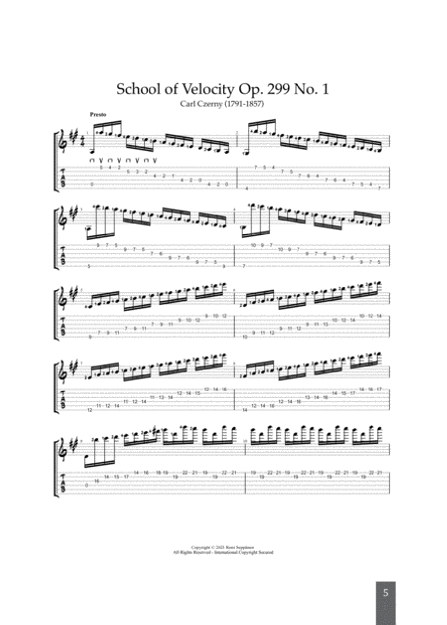 Classical Showstoppers for Electric Guitar