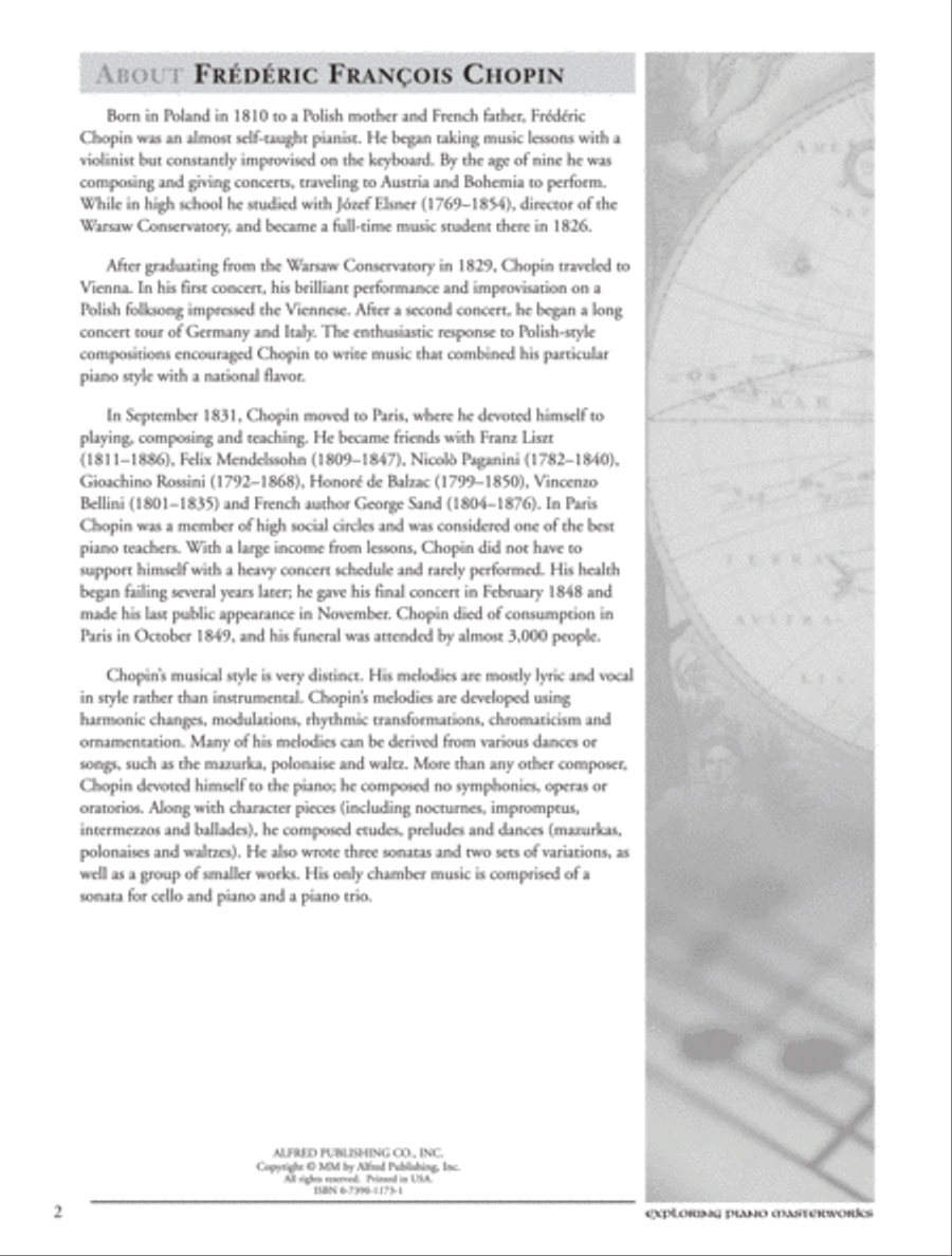 Exploring Piano Masterworks Piano Solo scores gallery preview page 2
