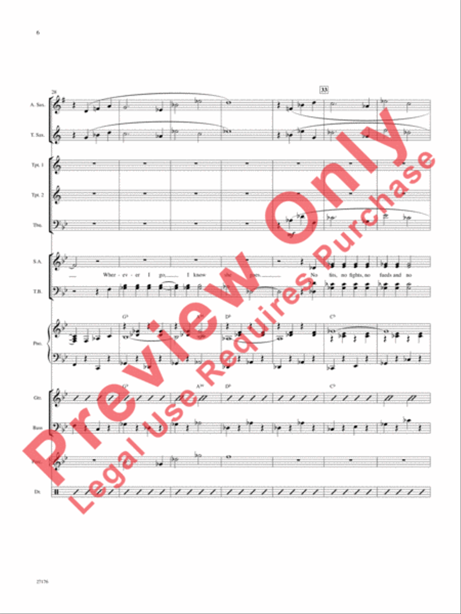 Together Wherever We Go Choir scores gallery preview page 7