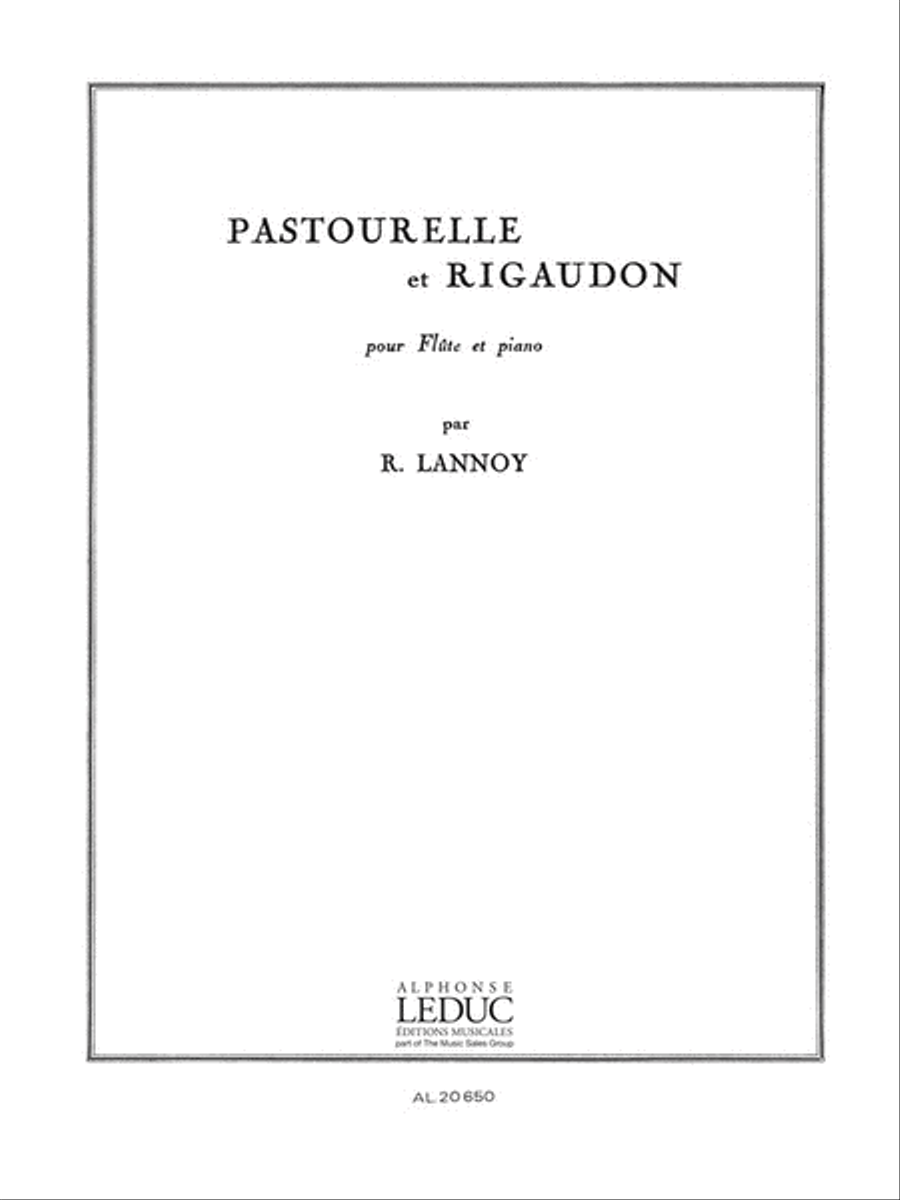 Pastourelle Et Rigaudon (flute & Piano) Flute Solo scores gallery preview page 1