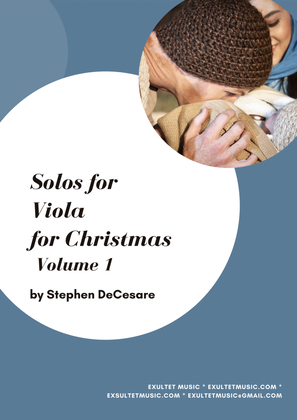 Book cover for Solos for Viola for Christmas (Volume 1)
