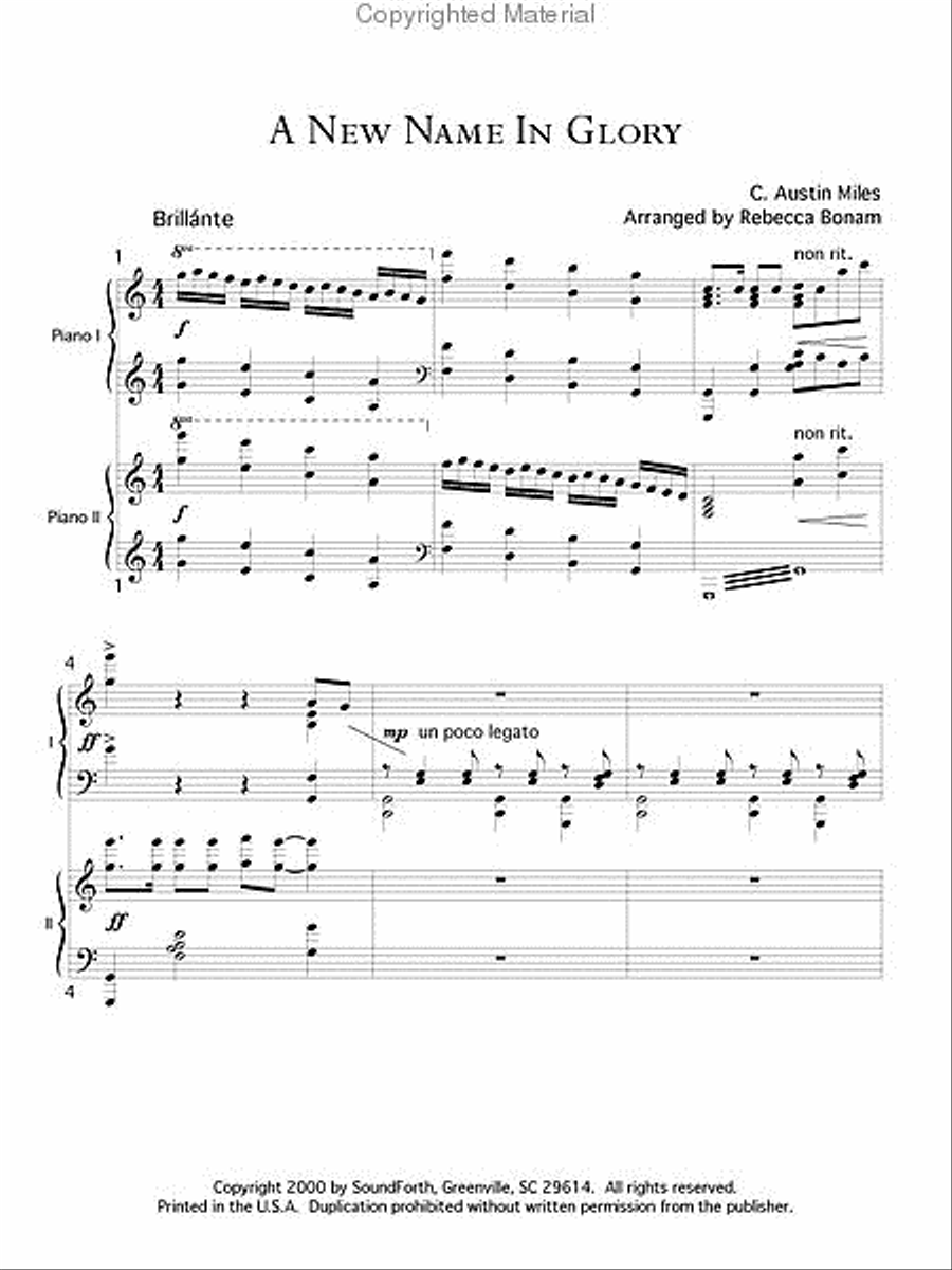 Two by Two Piano Duet scores gallery preview page 2