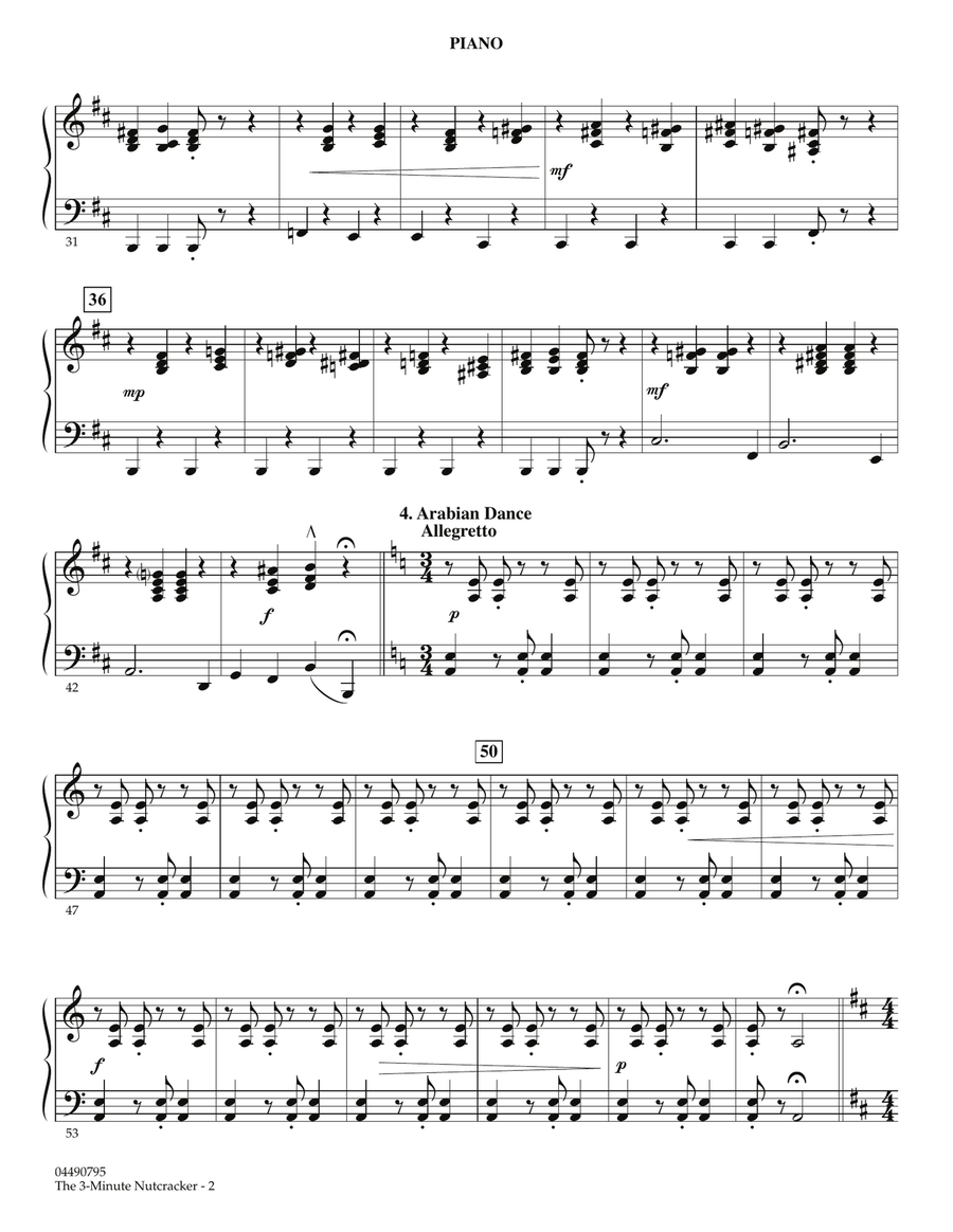 The 3-Minute Nutcracker - Piano Orchestra scores gallery preview page 2