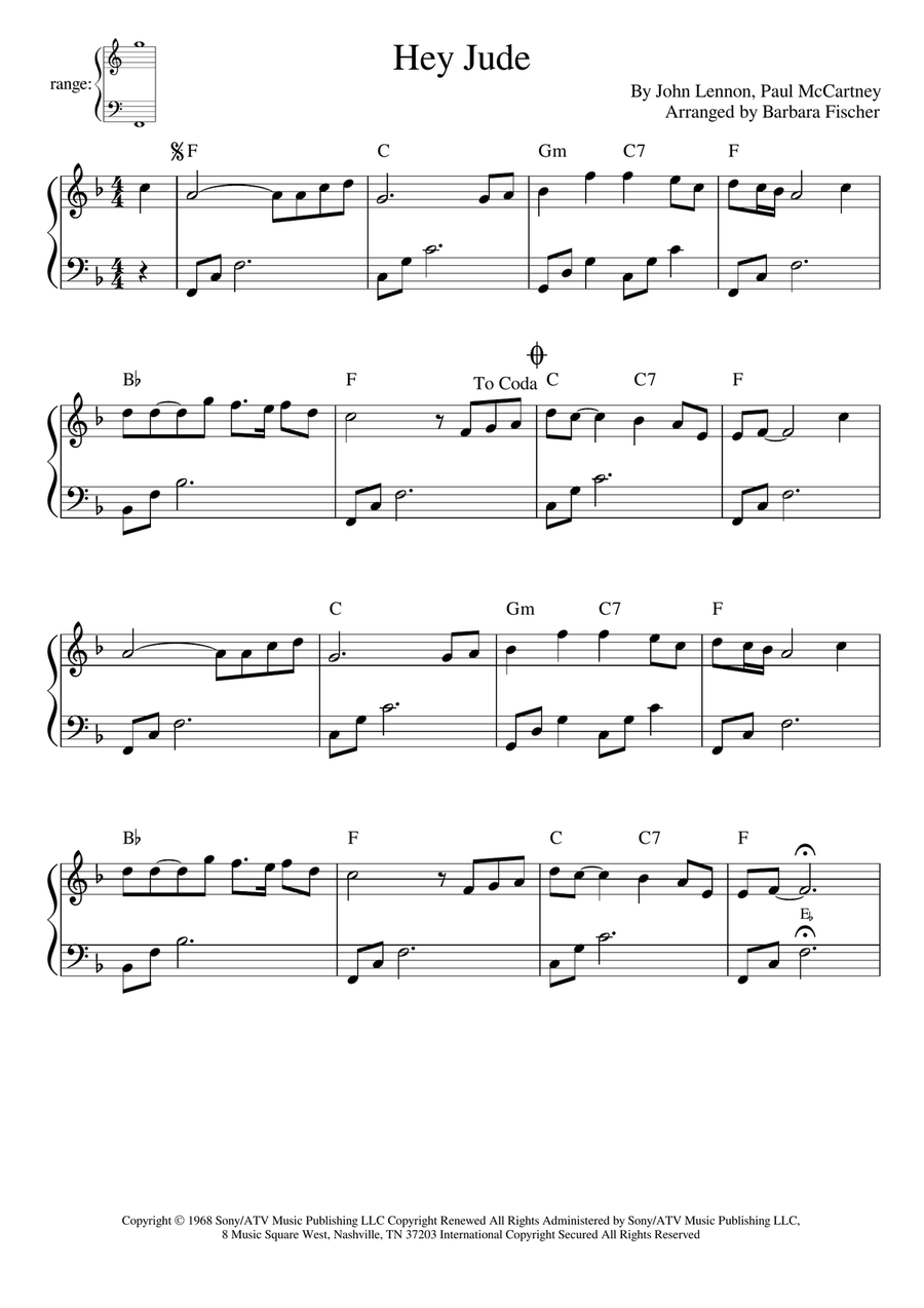 Hey Jude Harp scores gallery preview page 2