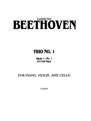 Beethoven: Trio No. 1, Op. 1, No. 1, in E flat Major (for piano, violin, and cello)