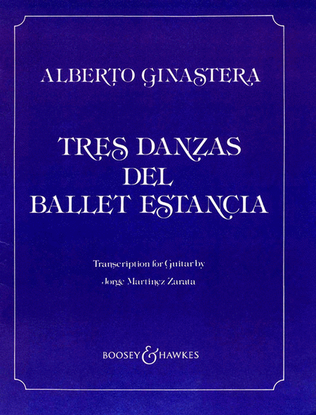Book cover for Tres Danzas del Ballet Estancia
