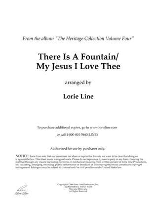 Book cover for There Is A Fountain/My Jesus I Love Thee