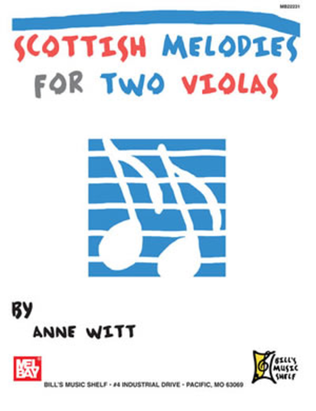 Book cover for Scottish Melodies for Two Violas