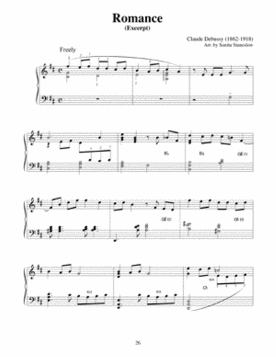 Great French Composers for Folk Harp Pedal Harp scores gallery preview page 3