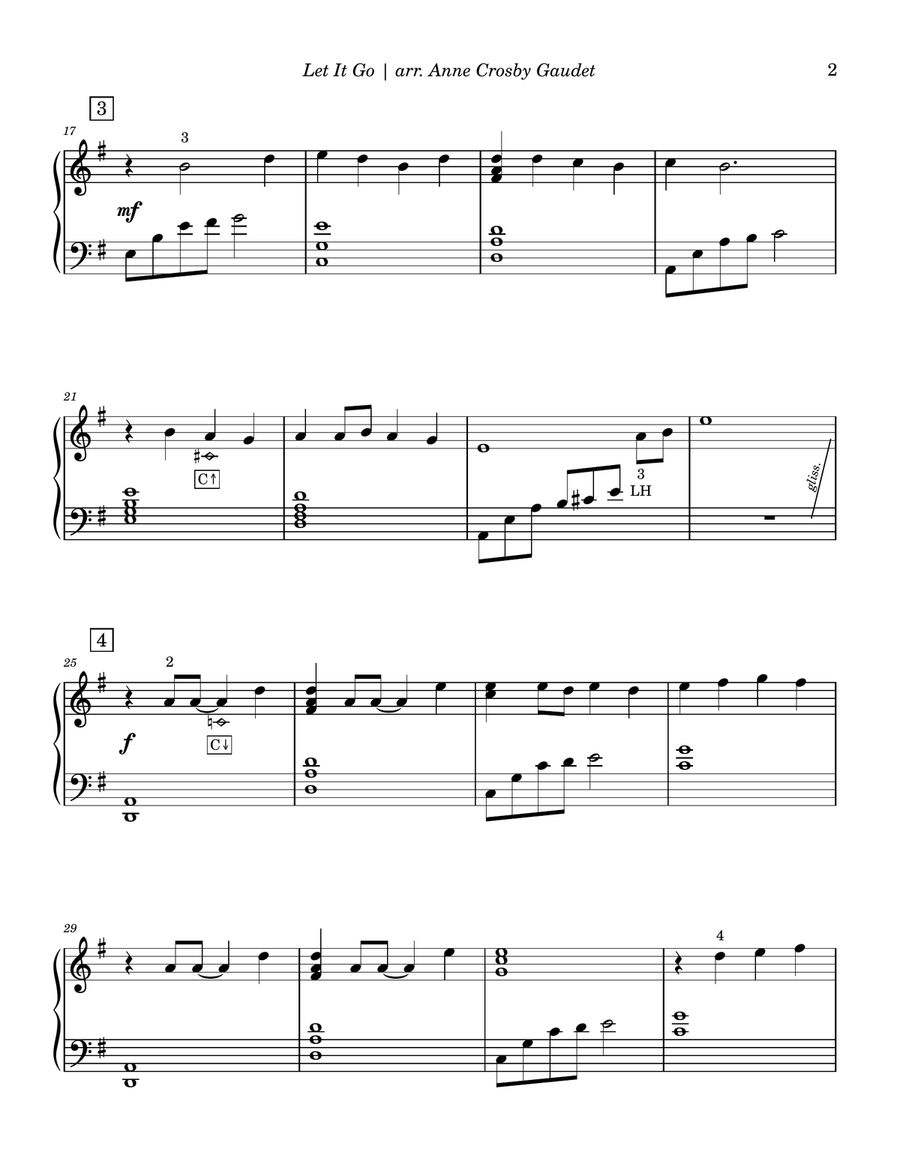 Let It Go Celtic Harp scores gallery preview page 3