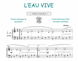 Book cover for L'eau vive (Collection CrocK'MusiC)