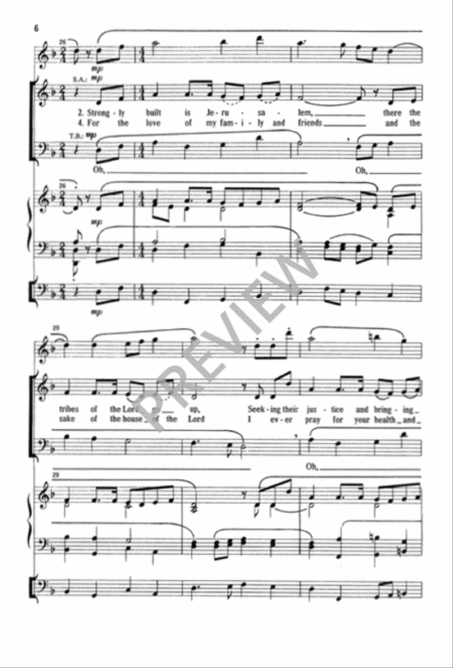 I Rejoiced When I Heard Them Say 2-Part scores gallery preview page 7
