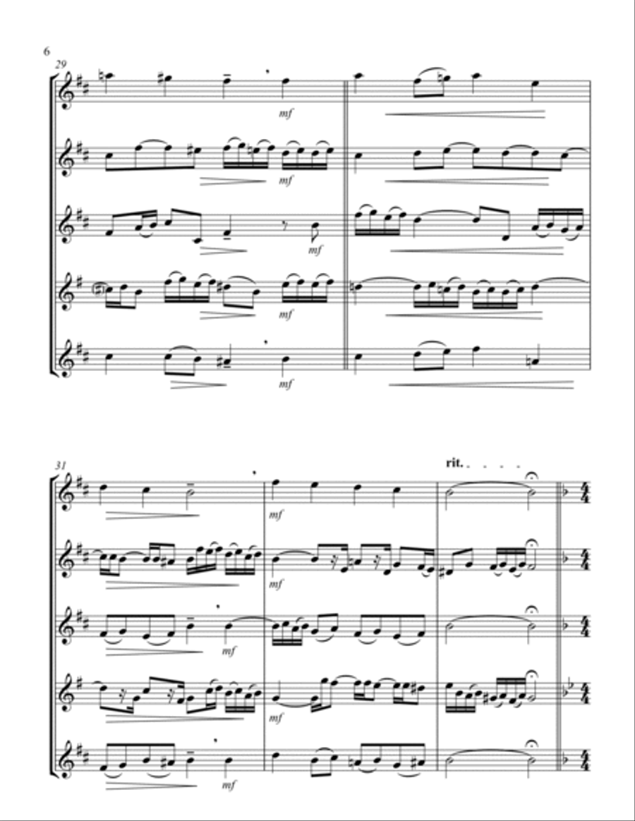 Three selections based on "Christ lag in Todesbanden" (Saxophone Quintet - 3 Alto, 1 Tenor, 1 Bari)