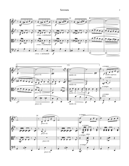 Serenata espanola for string quartet image number null