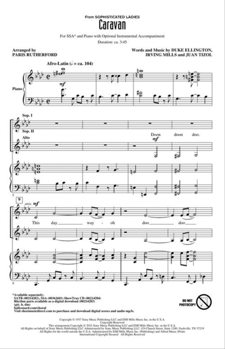 Caravan Caravan SSA scores gallery preview page 4