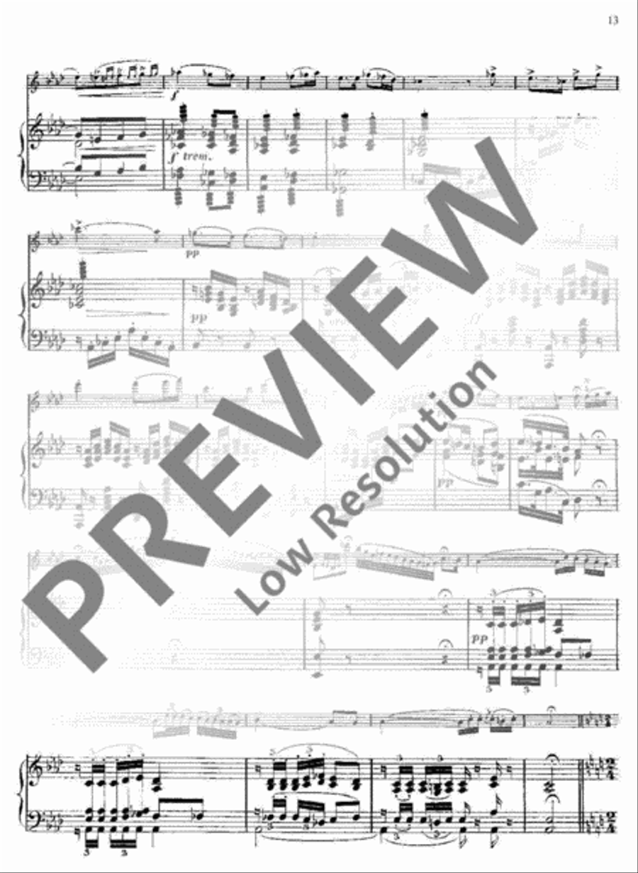 Fantaisie sur des airs écossais Flute scores gallery preview page 14
