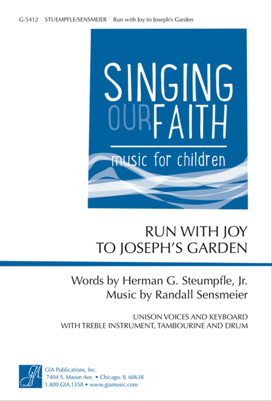 Run with Joy to Joseph’s Garden - Instrument edition Percussion scores gallery preview page 1