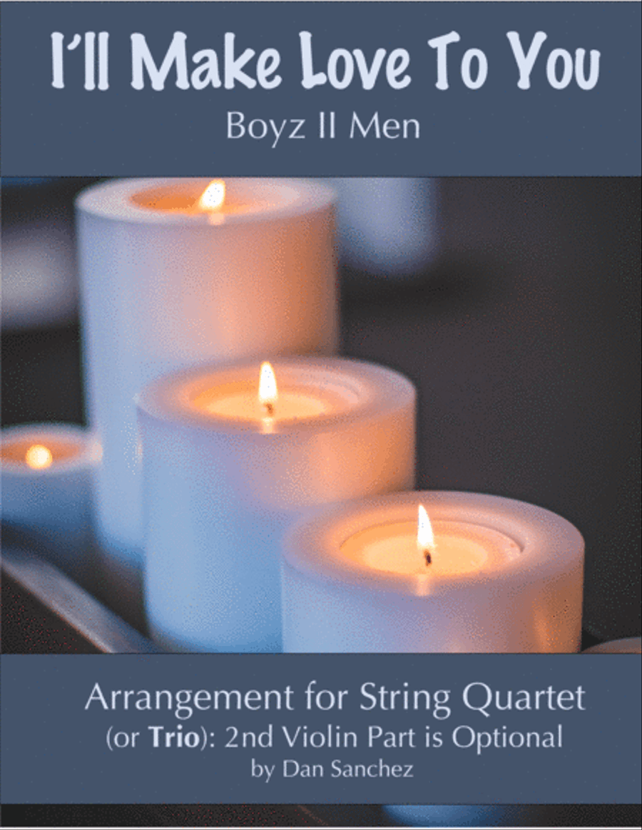 I'll Make Love To You String Quartet scores gallery preview page 1