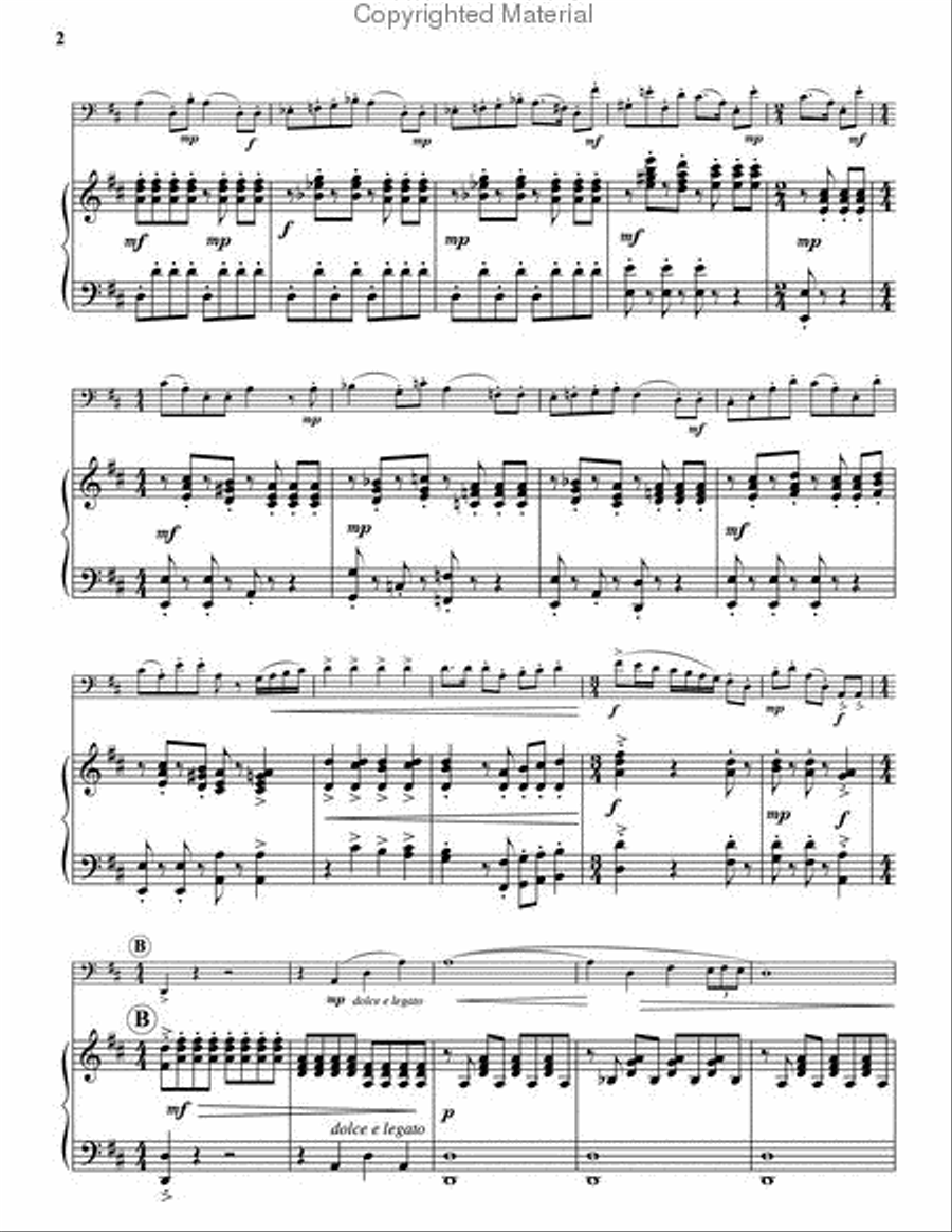 Sonata for Euphonium Euphonium scores gallery preview page 3