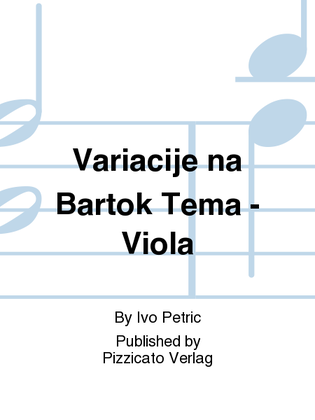 Variacije na Bartok Tema - Viola