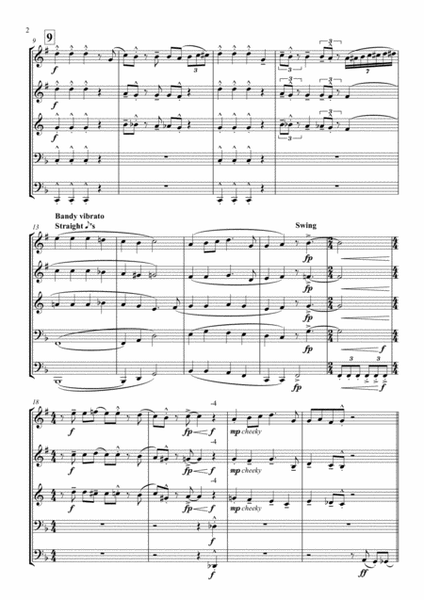 Hark! The Herald Angels Sing by Felix Mendelssohn - BRASS QUINTET image number null