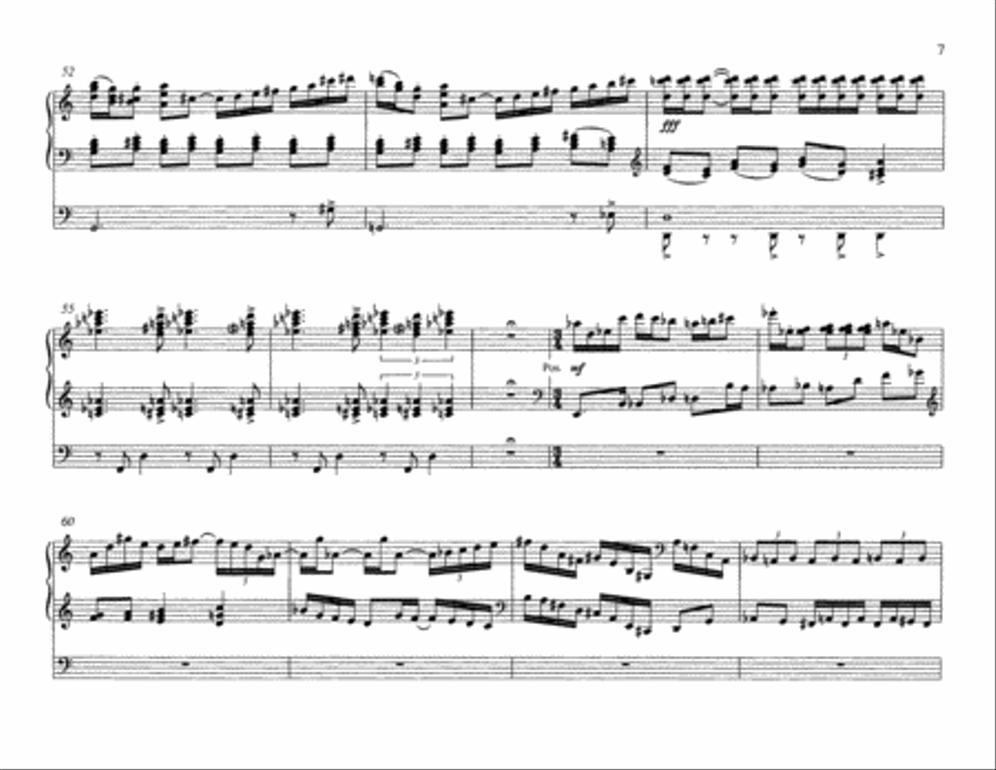 Toccata, Adagio and Fugue Organ scores gallery preview page 6