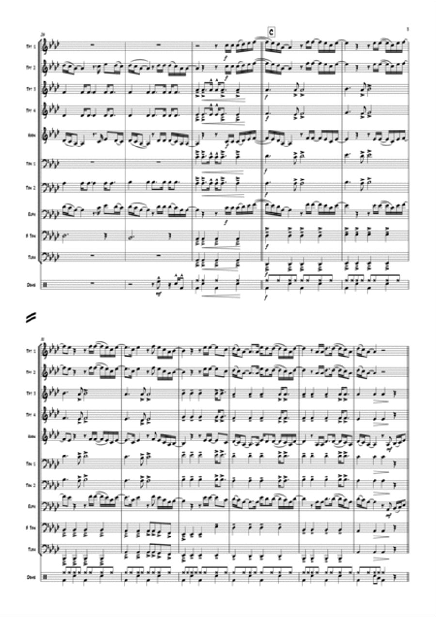 Wish You Were Here Euphonium scores gallery preview page 5