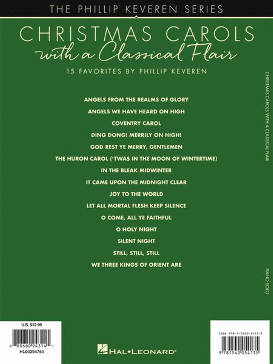 Christmas Carols with a Classical Flair Piano Solo scores gallery preview page 7