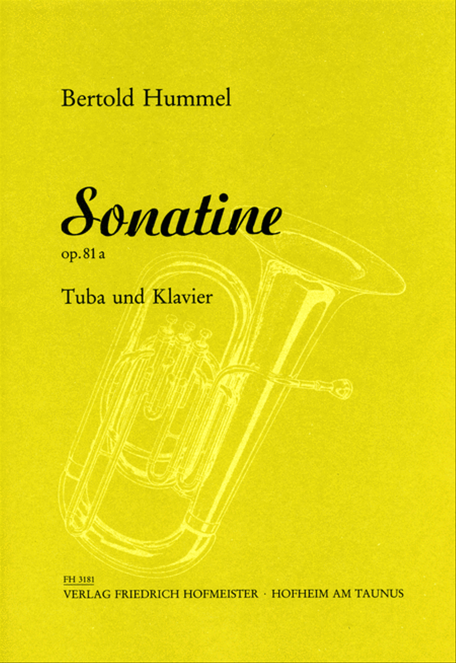 Sonatine, op. 81a Tuba scores gallery preview page 1