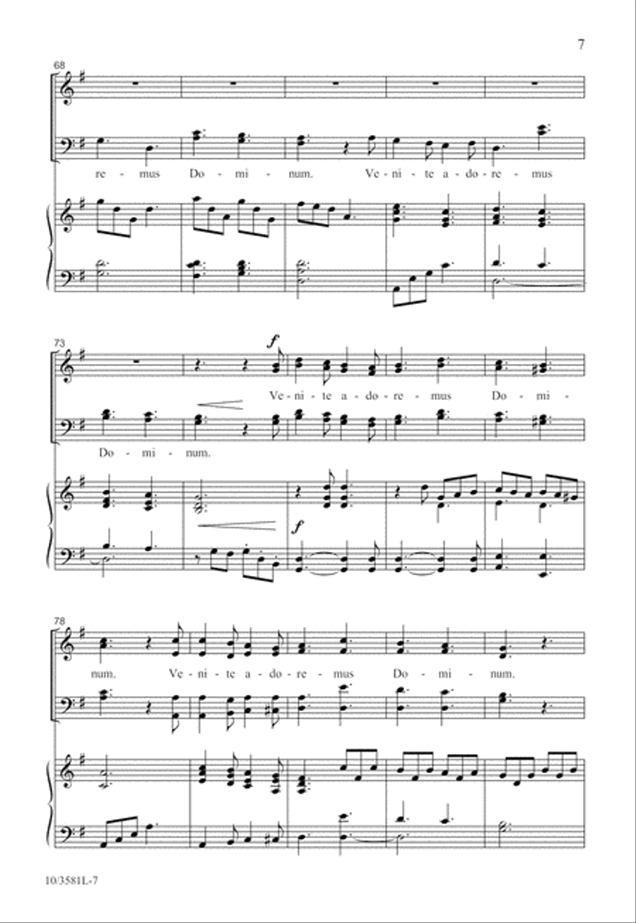 Rejoice! Christ Is Born! 4-Part scores gallery preview page 8