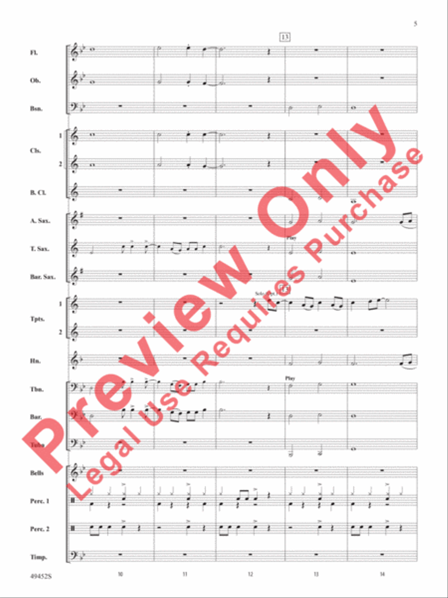 Meant To Be Concert Band scores gallery preview page 6
