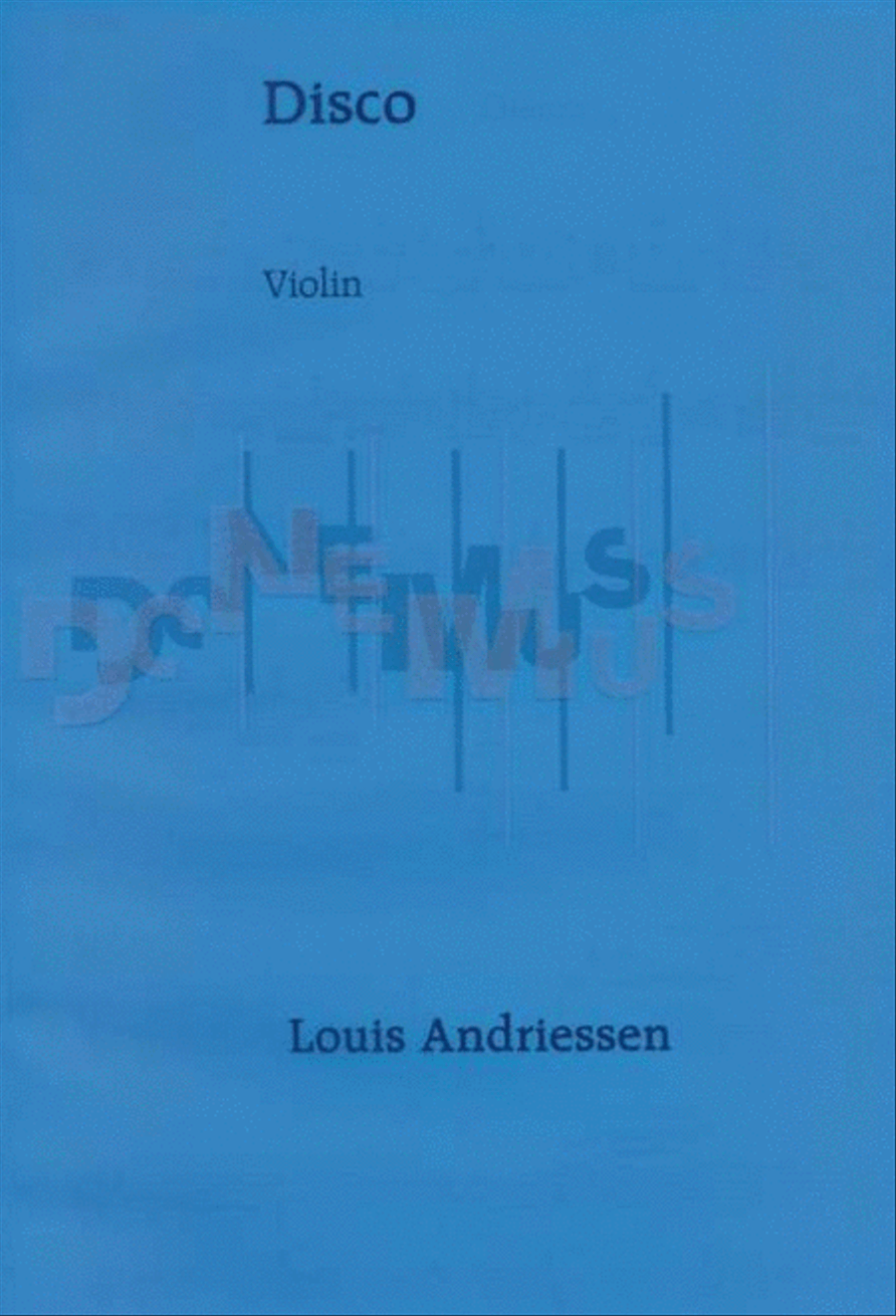 Disco Violin Solo scores gallery preview page 1