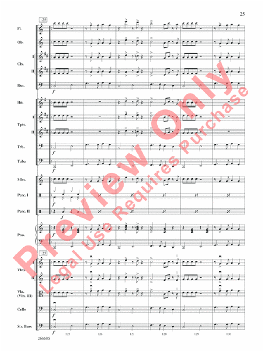 Grease Grease Full Orchestra scores gallery preview page 26