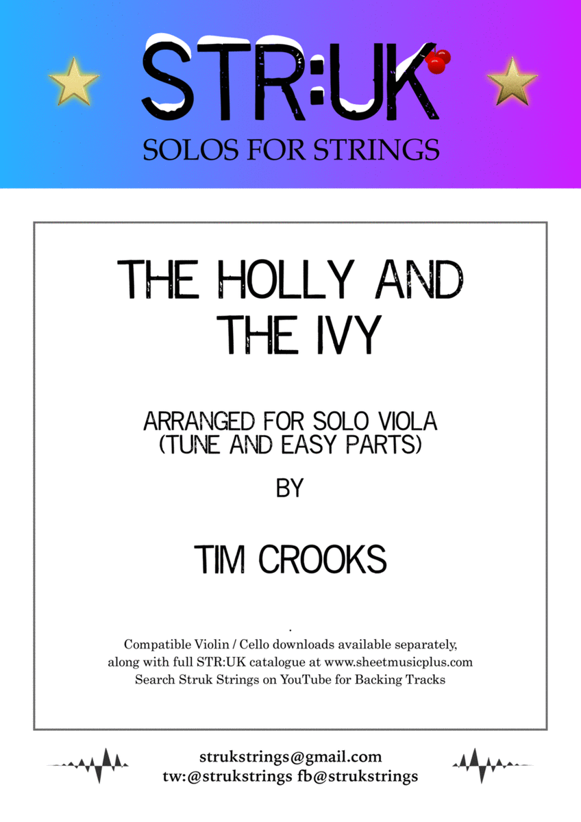 The Holly and the Ivy (STR:UK Viola Solo) image number null