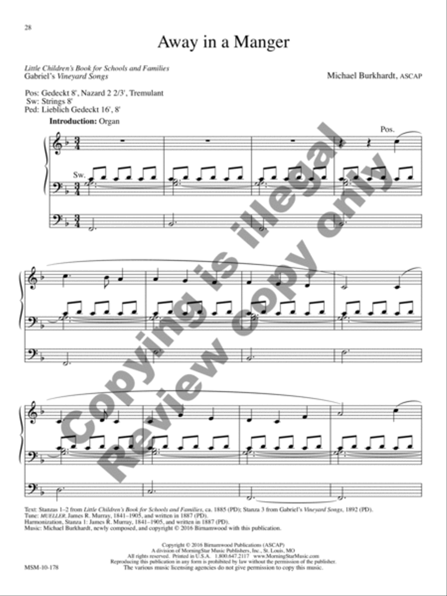 Festive Hymn Settings for Advent, Christmas, and Epiphany image number null