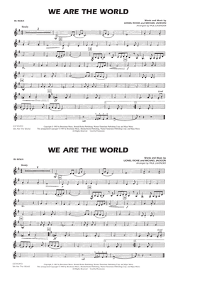 We Are The World - Bb Horn/Flugelhorn