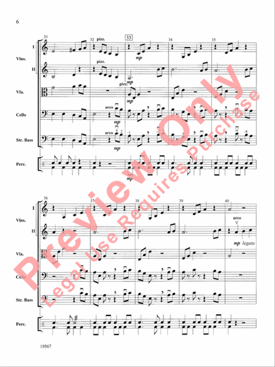 Las Mariposas Exoticas String Orchestra scores gallery preview page 7