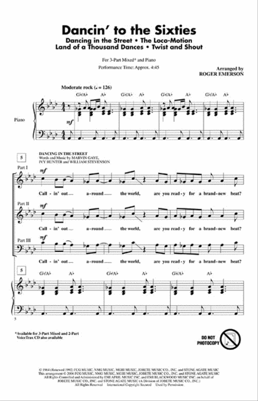 Dancin' to the Sixties Dancin' to the Sixties Choir scores gallery preview page 2