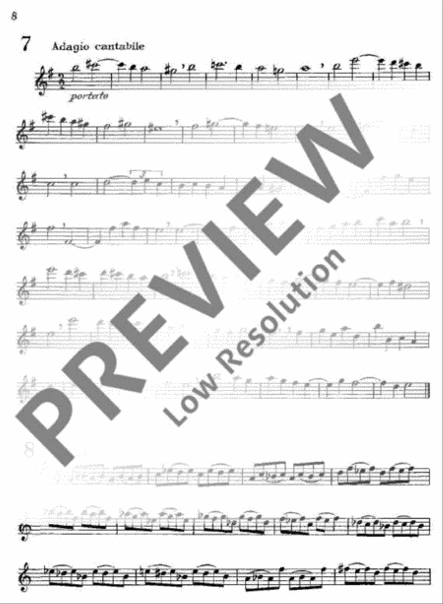 Modern Exercises for Treble Recorder Alto Recorder scores gallery preview page 9