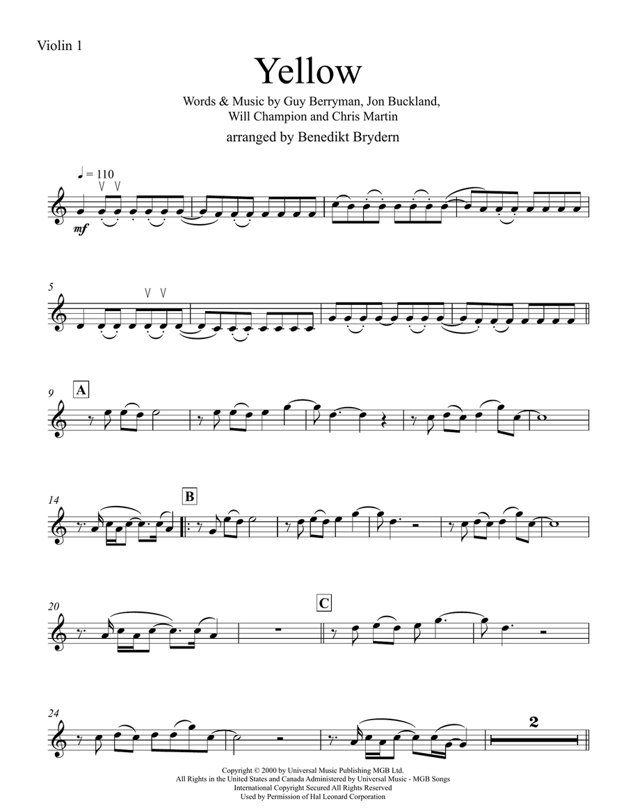 Yellow Yellow String Quartet scores gallery preview page 6