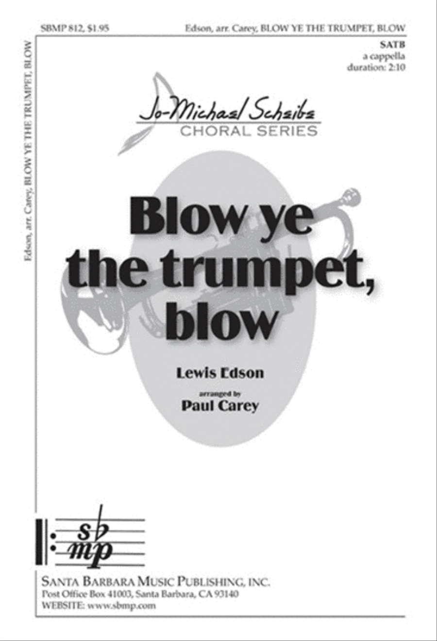 Blow ye the trumpet, blow - SATB Octavo 4-Part scores gallery preview page 1