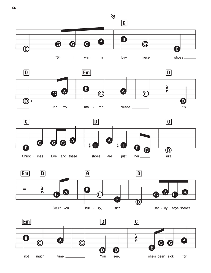 The Christmas Shoes Electronic Keyboard scores gallery preview page 3
