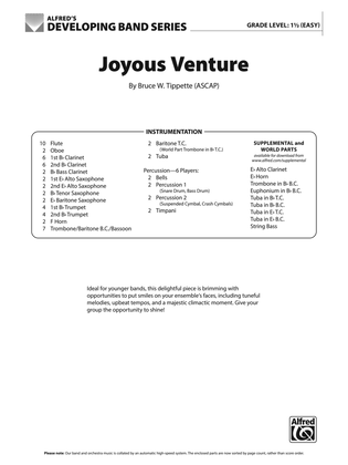 Joyous Venture: Score