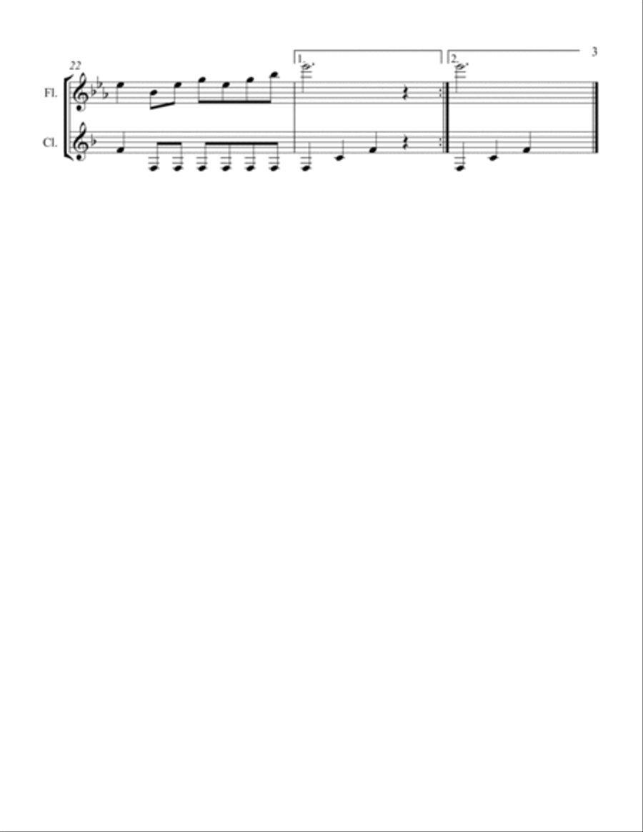Marche Woodwind Duet scores gallery preview page 3
